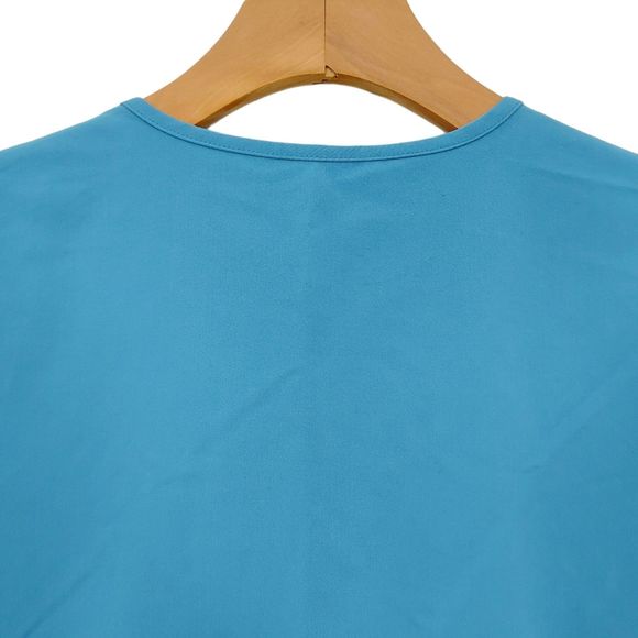 Figs Womens Scrub Top XS Blue Casma V-Neck Short Sleeve Work Uniform Utility - Picture 6 of 12